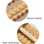 Wooden Foot Roller Massager Manual Reflexology Tool Pakistan