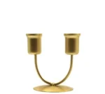 Add elegance to your décor with this stylish metal candle holder 2 arm candelabra. Made from durable iron, it is perfect for table decoration, weddings, romantic dinners, and home décor. The compact and elegant design adds warmth and charm to any space. Buy metal candle holder online in Pakistan for a beautiful and long-lasting decorative centerpiece.