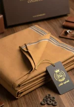 Brown Khaddar Men Suit Pakistan premium cotton unstitched fabric