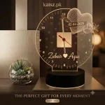Customized 3D Illusion Heart Flower LED Name Lamp Pakistan