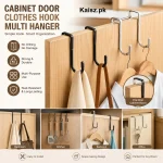 Stainless steel over the door hook hanger for home organization Pakistan (1)