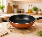 Golden Metal Trivet Pakistan luxury heat resistant pot stand for dining table