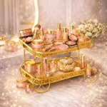 Multipurpose Serving Trolley Tea & Makeup Organizer Cart - Image 2