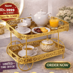 Multipurpose Serving Trolley Pakistan for kitchen storage and serving