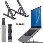 Adjustable Foldable Laptop Stand Pakistan premium aluminum portable ergonomic laptop holder
