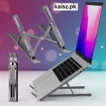 Adjustable Foldable Laptop Stand Pakistan premium aluminum portable ergonomic laptop holder