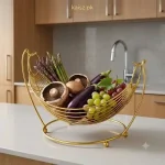 Premium Metal Fruit Vegetable Basket for stylish kitchen storage in Pakistan