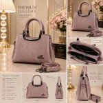 Women's Leather Printed Shoulder Bag - Image 2