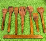 7-Piece Wooden Spoon Set kitchen utensil set for everyday cooking - Image 3