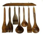 7-Piece Wooden Spoon Set kitchen utensil set for everyday cooking - Image 4