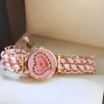 Heart Shaped Women's Bracelet Watch Pakistan stylish ladies wrist watch (9)