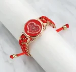 Heart Shaped Women's Bracelet Watch Pakistan stylish ladies wrist watch (9)