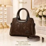 Leather Shoulder Bag for Women Pakistan Stylish Printed Handbag