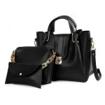 Premium Soft Leather Handbags Pakistan 3-piece shoulder bag set