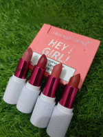 HengFang Hey Girl Mini Velvet Matte Lipstick Set | High Pigment Long-Lasting Lip Color | Pack of 4 Shades - Image 5