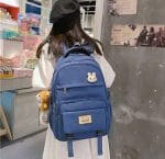 Korean Style School & College Backpack | 48cm x 28cm | Trendy & Spacious | Durable Daypack for Students - Image 4