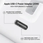 20W C To C PD 3 PIN Power Adapter For iPhone Fast Charger Adapter for iPhone and Compatible USB-C Devices - Image 3
