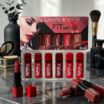 Fitme High Pigmented Velvet Matte Lipstick Set - Long Lasting Smooth Intense Color Lip Makeup Collection - Pack of 6 - Image 2