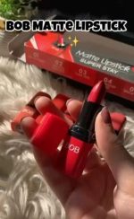 6 Pcs Bob Matte Lipstick Super Stay Set - Image 6