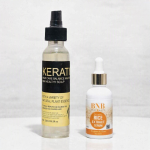 2-in-1 Keratin Hair Serum & BNB Organic Rice Extract Face Serum Deal - 120ml - Image 2
