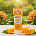 Gegemon Orange Enzymes Exfoliating Brightening Gel – Deep Clean, Smooth Skin, Remove Dead Cells, Instant Glow & Even Tone Face Gel - Image 2