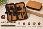 7-Piece Manicure & Pedicure Nail Care Grooming Kit - Premium Quality - Image 3