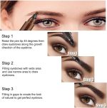 Mecow Liquid Eyebrow Pencil 24 Hours Waterproof Liquid Eyebrow Pen - Image 5