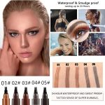 Mecow Liquid Eyebrow Pencil 24 Hours Waterproof Liquid Eyebrow Pen