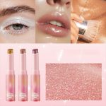 2 In 1 Jelly Shiny Shimmering Eyeshadow Stick | Long Lasting Glow Makeup Stick - Image 3