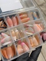 144 Pcs Multicolor False Nails Box Stylish Durable Easy To Use For Everyday Fashion Parties And Nail Art Designs - With Nail Glue - Image 4