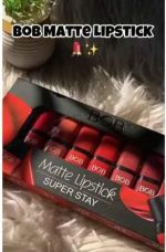 6 Pcs Bob Matte Lipstick Super Stay Set - Image 4