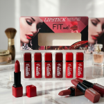 Fitme High Pigmented Velvet Matte Lipstick Set - Long Lasting Smooth Intense Color Lip Makeup Collection - Pack of 6 - Image 3