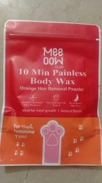 Meeoow Club 10 Min Painless Body Wax Orange Hair Removal Powder for Women - Image 7