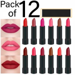 12 Pcs High Pigmented Matte Lipstick Set – Long Lasting Smooth Texture Lip Color Collection For Bold And Beautiful Looks - Image 7