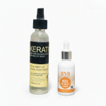 2-in-1 Keratin Hair Serum & BNB Organic Rice Extract Face Serum Deal - 120ml - Image 3