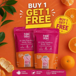Pack Of 2 Meow Wax Powder - Hair Removal Solution For Smooth Skin Easy And Painless Depilatory Treatment For Body And Face