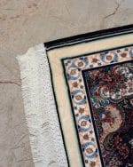 Vintage Persian Floral Arch Velvet Prayer Mat (70x115 cm) - Image 4