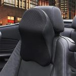 Universal Car Neck Seat Pillow – Soft Memory Foam Headrest (Beige & Black) - Image 6