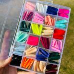 Pack Of 2 576 Pcs Artificial Nails With Free Nail Glue Made Of Abs Plastic In Multicolor - Image 3