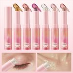 2 In 1 Jelly Shiny Shimmering Eyeshadow Stick | Long Lasting Glow Makeup Stick - Image 2