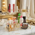 Stylish Cosmetic Shelf Makeup Rack Organizer for Vanity Storage - Image 3