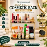 Stylish Cosmetic Shelf Makeup Rack Organizer for Vanity Storage