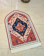 Elegant Caucasian Medallion Prayer Mat for Pakistani homes