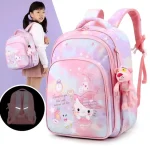 Hello Kitty Pink School Bag for Kids Stylish Durable Spacious Design (1)_11zon