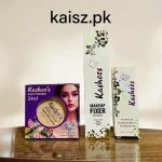 Kashee's 3 in 1 makeup set Pakistan foundation compact fixer