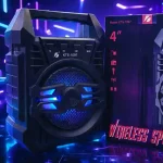 Rechargeable Bluetooth Speaker Pakistan with RGB lights and USB support