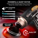 Rechargeable Massage Gun for Full-Body Muscle Care