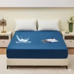 Waterproof Mattress Protector Pakistan with elastic fitted skirt