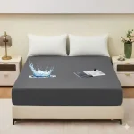 Waterproof Mattress Protector Pakistan with elastic fitted skirt