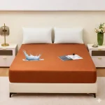 Waterproof Mattress Protector Pakistan with elastic fitted skirt